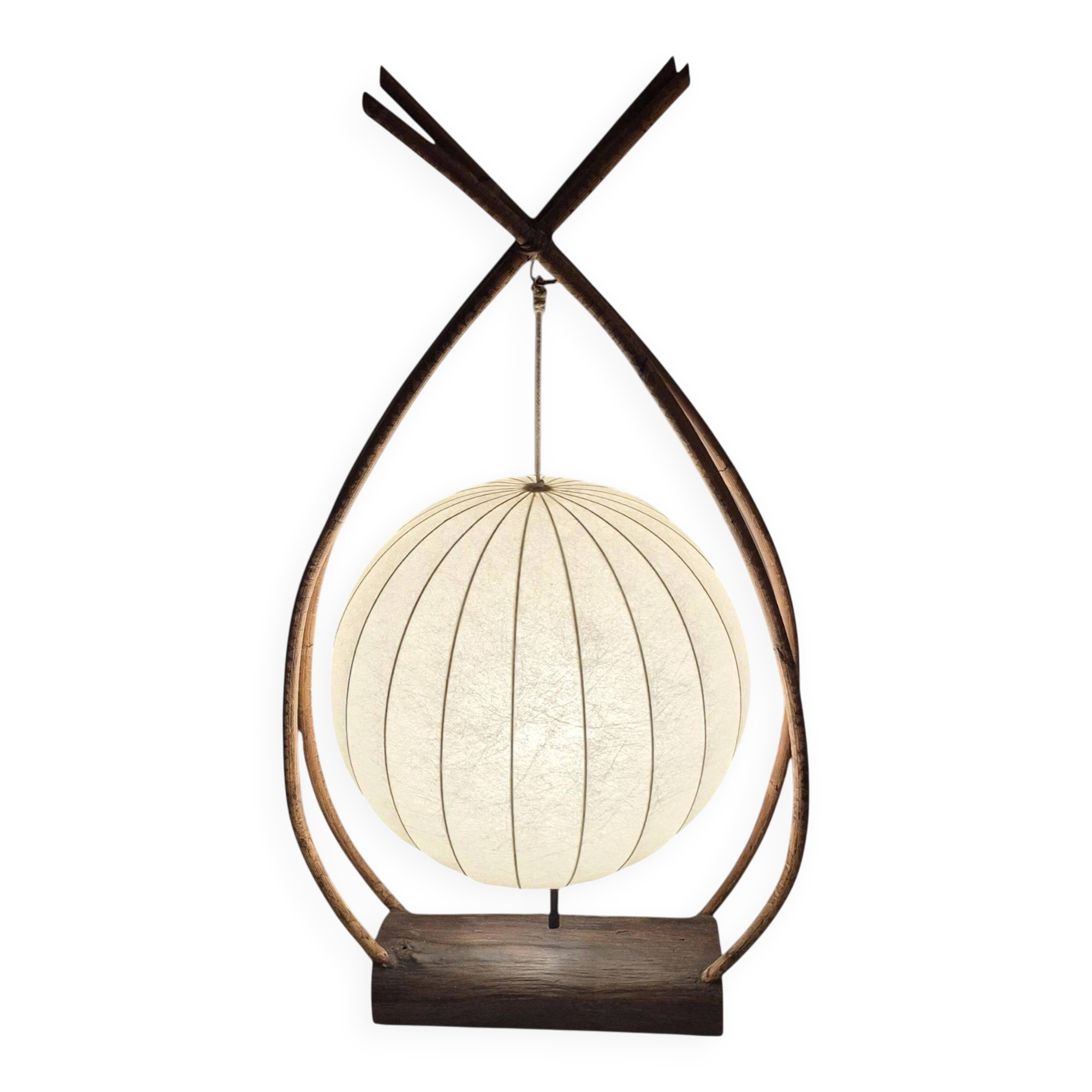 Lampe de table Cocoon Wabi Sabi, années 1960