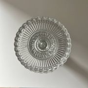 Bougeoir en verre 