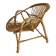 Rattan shell chair