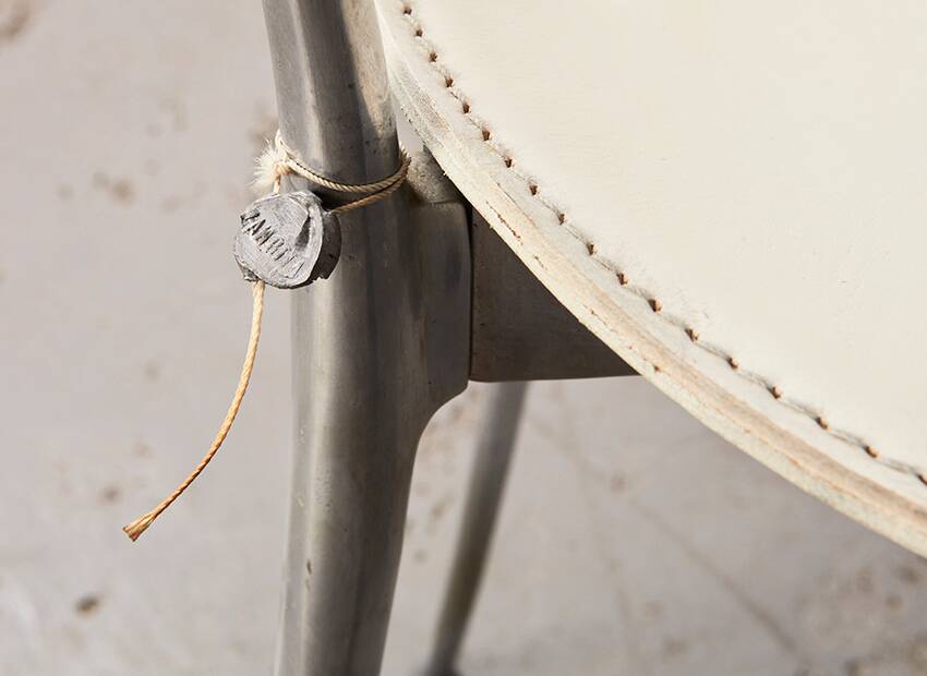 Enzo Mari Pair of Tonietta Chairs + Trevi Table for Zanotta Italy 1985