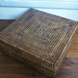 Vintage rattan box