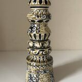 Large André Hourellou Quimper vintage candle holder