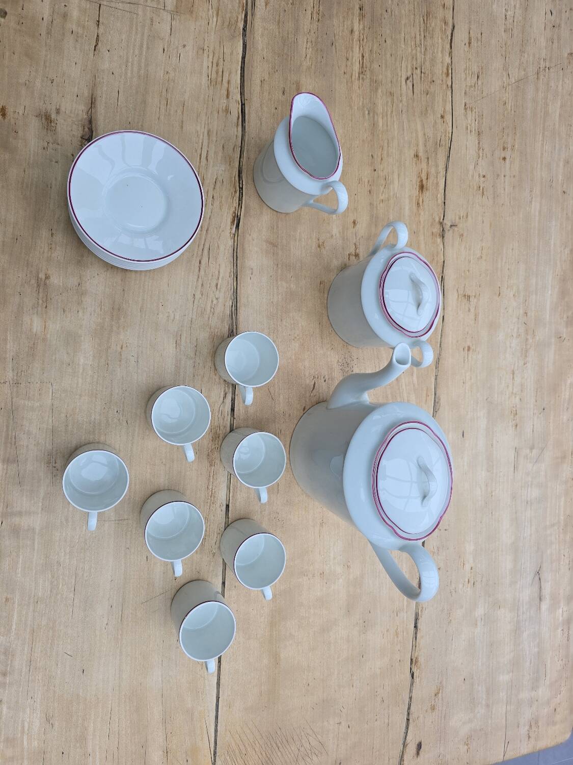 Limoges porcelain coffee service France
