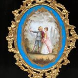 Crédence de style Napoléon III à quatre médaillons de Sèvres