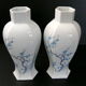 Paire de vases vintage 1960 porcelaine de Limoges