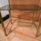 3 nesting tables in gilded brass