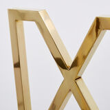 Pair of brass chairs Alain Delon for Jean Charles 1970