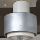 Ceiling lamp indus 2 large spots with a lampshade reflector aluminum