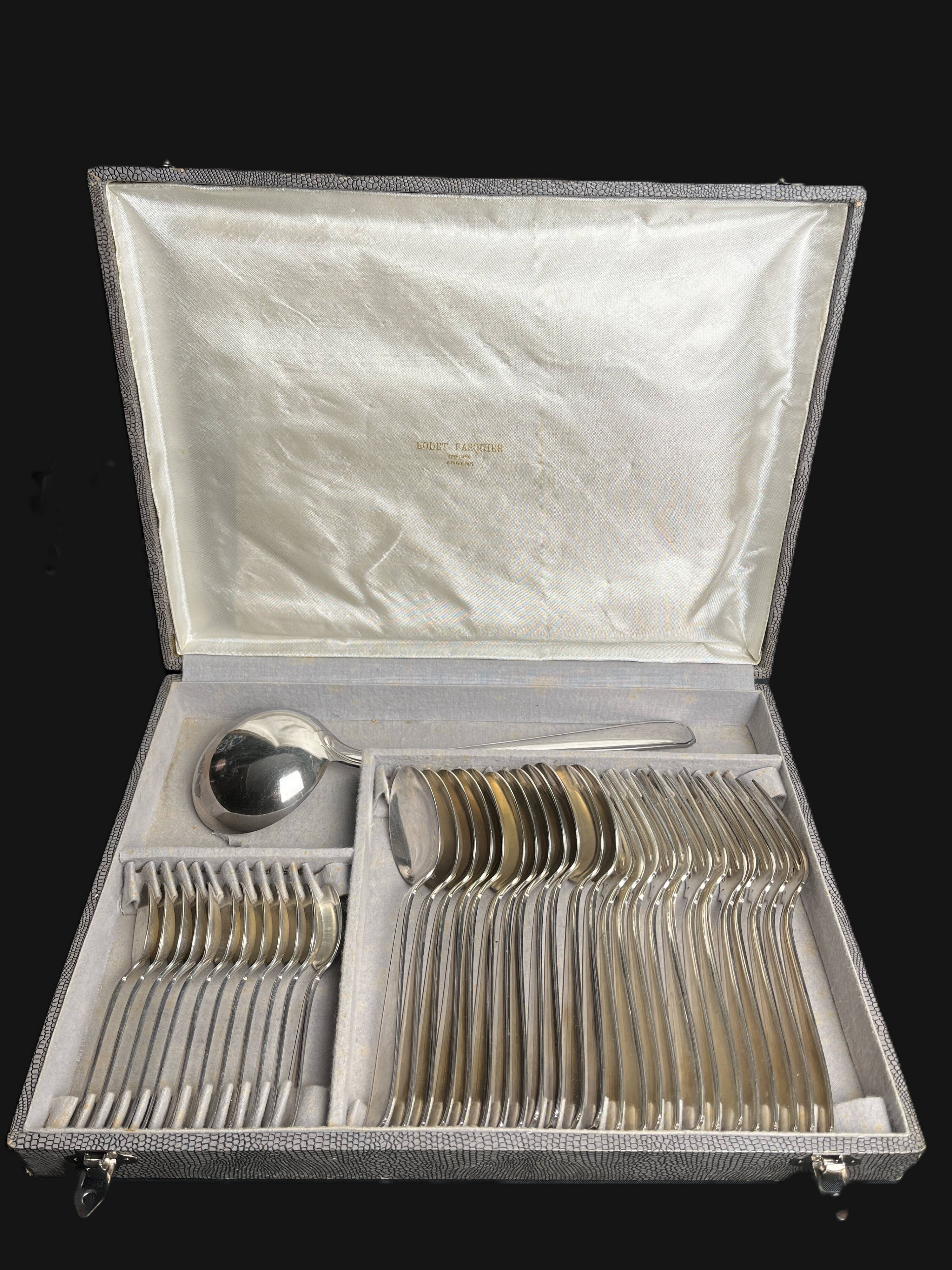 Tableware, silver-plated cutlery Argenta hallmark around 1970