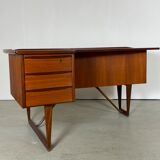 Danish teak Boomerang desk by Peter Løvig Nielsen 1960s