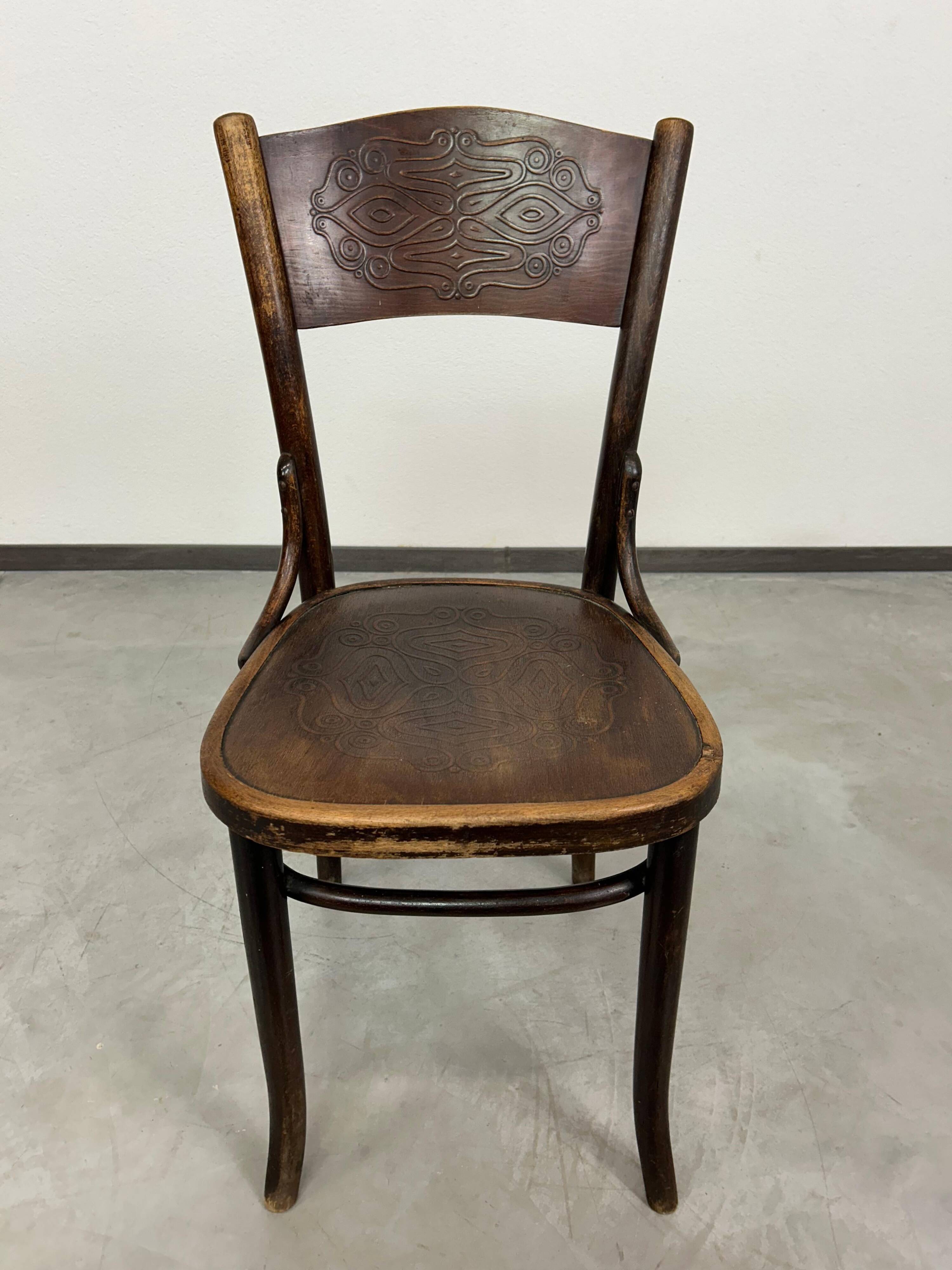 Ensemble de 3 chaises de salle à manger par J&J Kohn