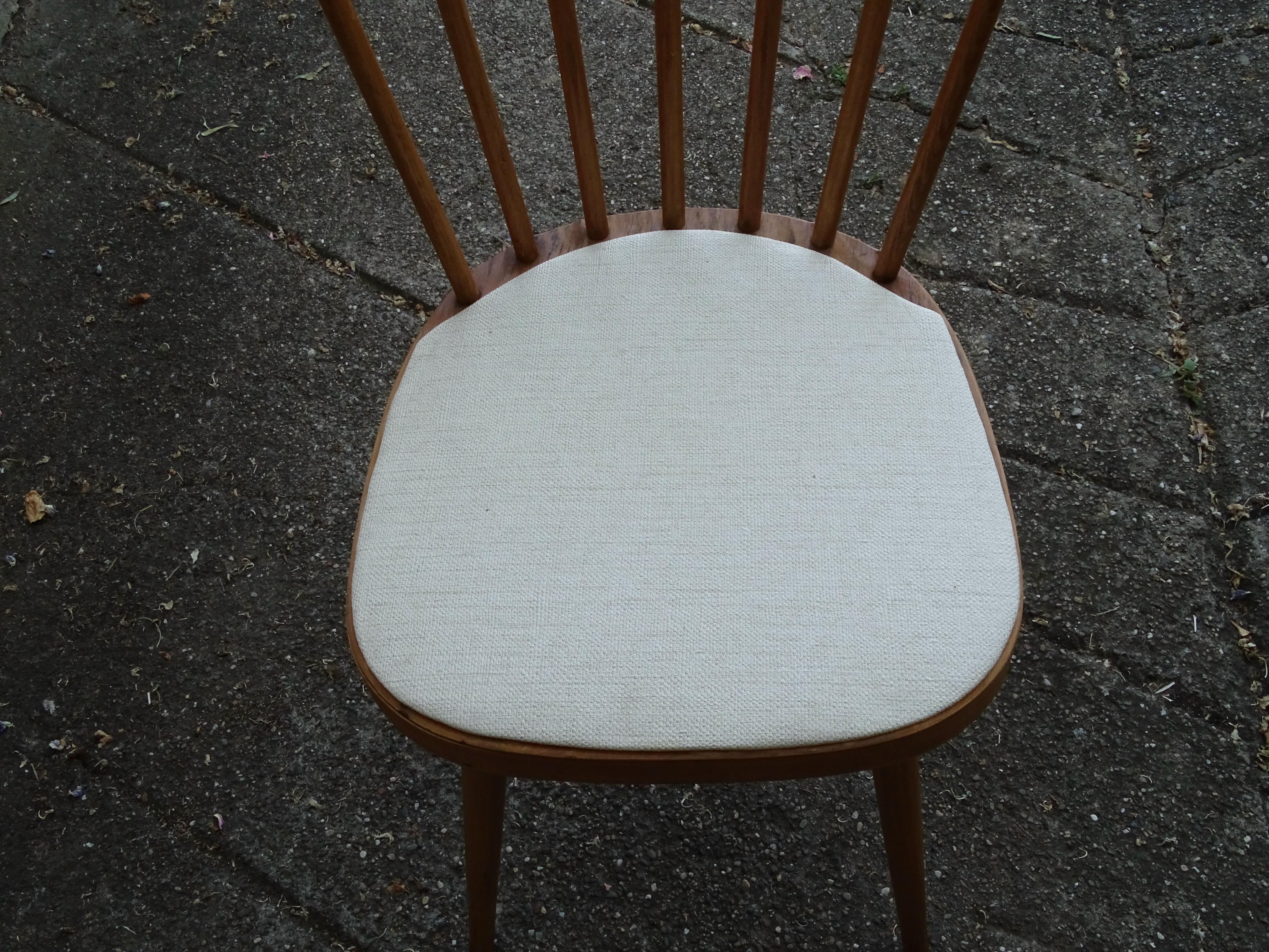 Lot de 2 chaises baumann  N°740 - 1960