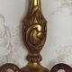 Pair Vintage French Traditional Style Bronze Mid Century Wall Lights 5345