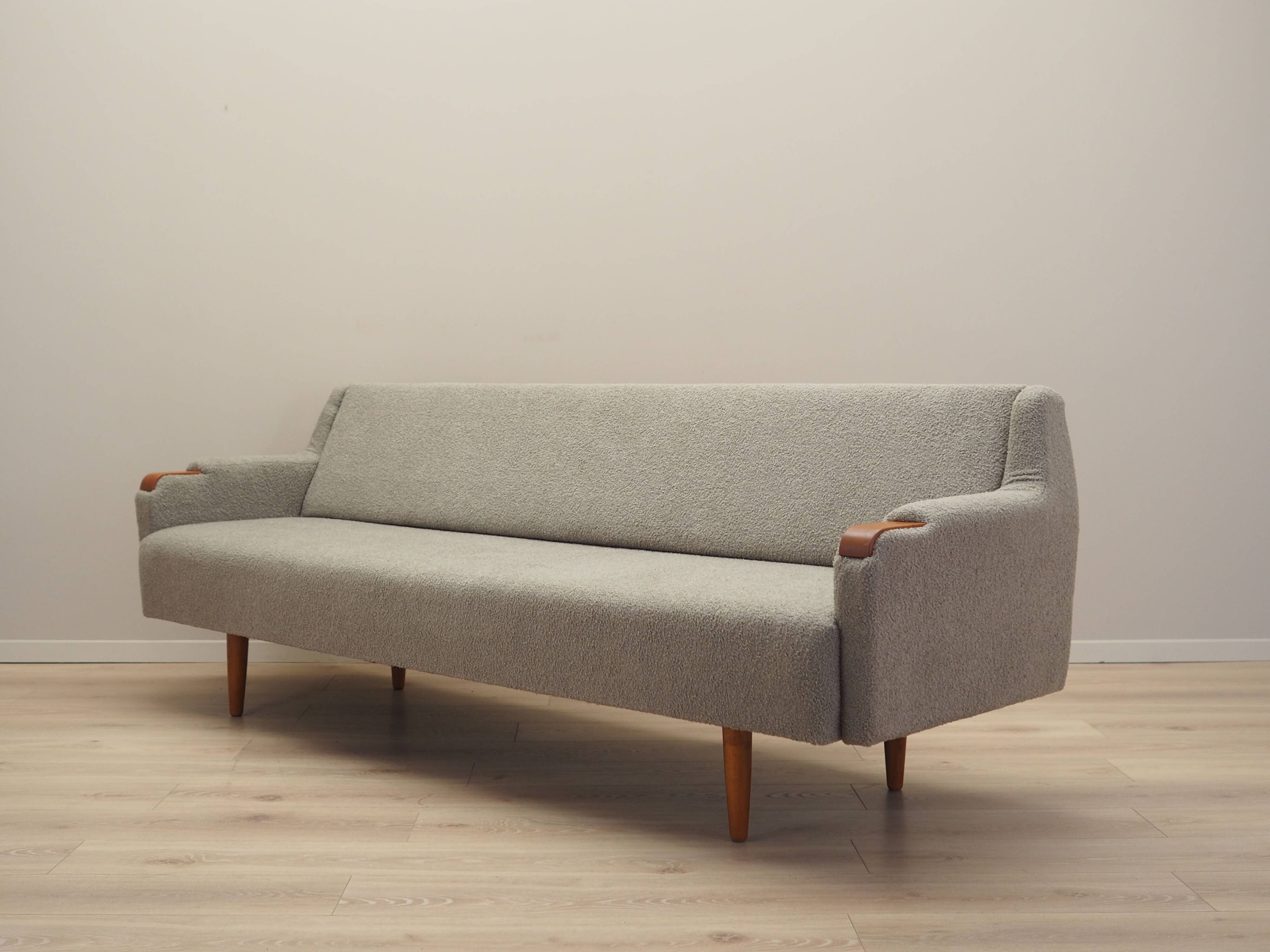 Teak sofa, Danish design, 1970s, production: Denmark