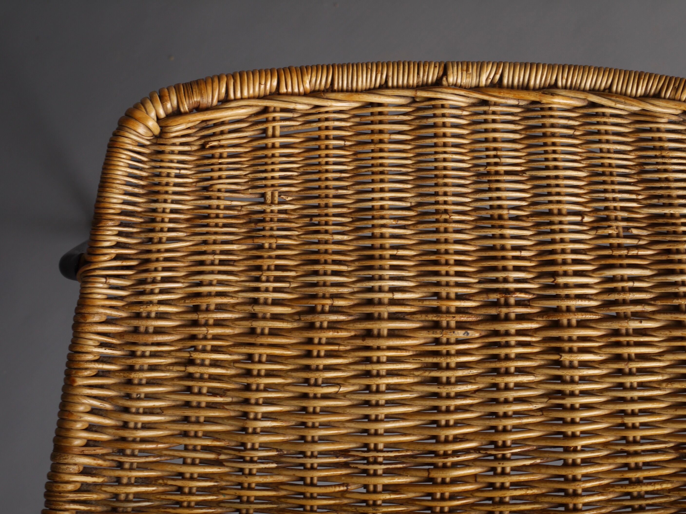 Mid-Century Wicker Chairs by Gian Franco Legler, 1950s. Set of 4