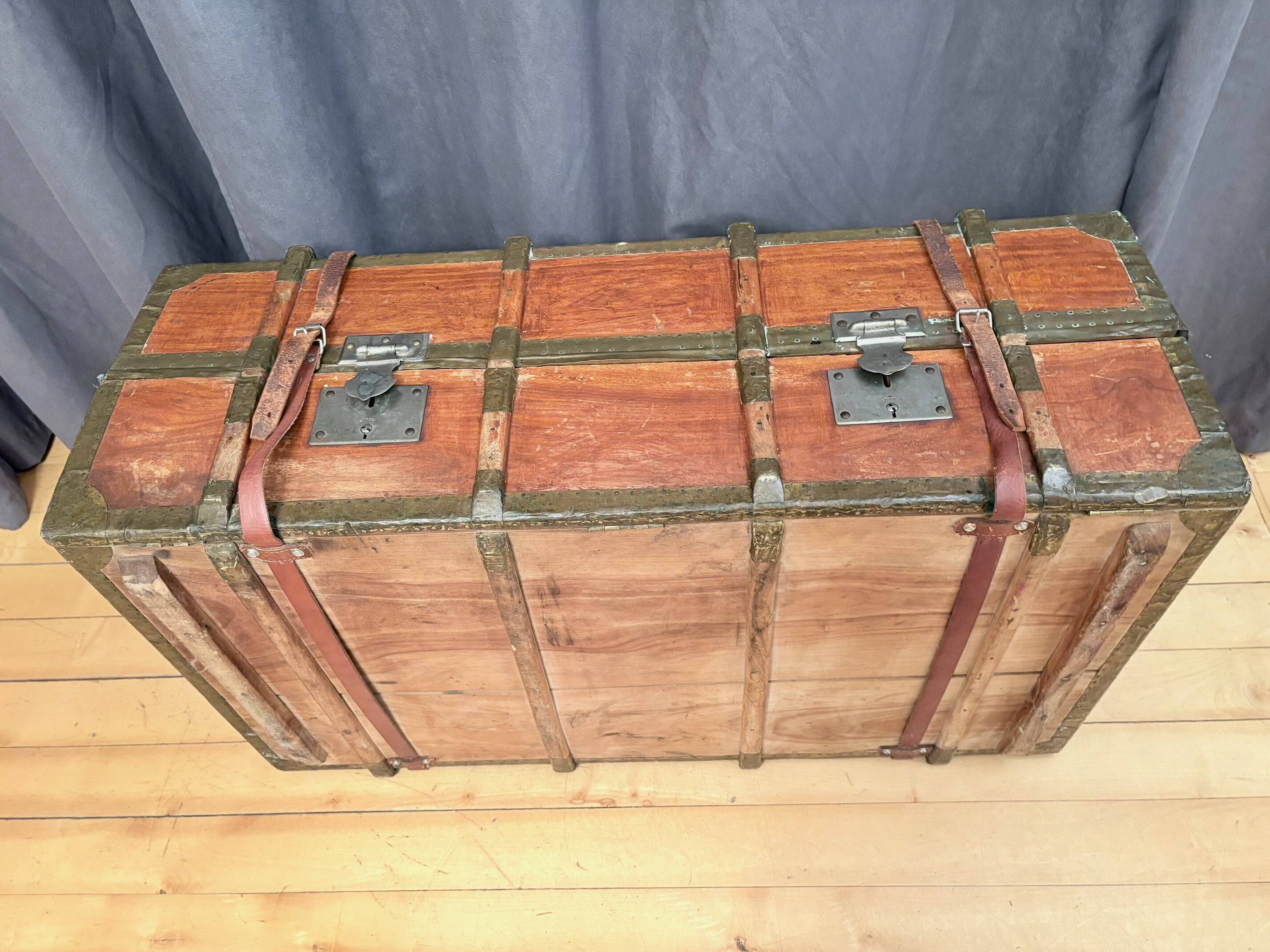 French officer's cabin trunk, mid-19th century