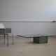 Table basse verre saporiti 1970