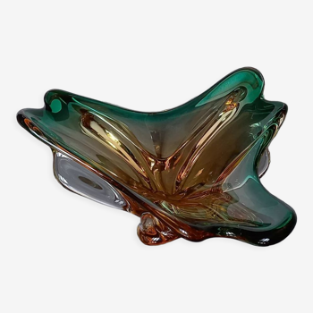 Coupe centre de table design verre Murano Sommerso