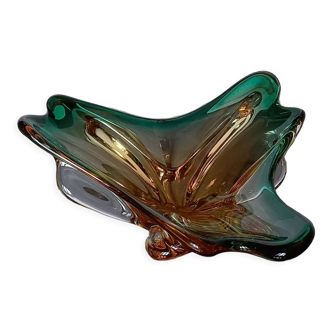 Coupe centre de table design verre Murano Sommerso
