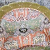 Paire de fauteuils Napoléon III en tissu Etro, France, fin XIXe