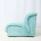 Blue armchair, Doimo Salotti, 1970s