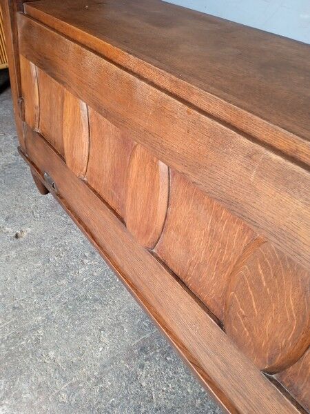 Sideboard in oak by Guillerme et Chambron 1950