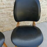 Paire de chaises Baumann, modèle Pégase