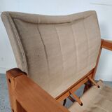 Paire de fauteuils "safari" en pin par Karin Mobring années 80