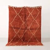 Berber rug in natural wool 250cmx150cm