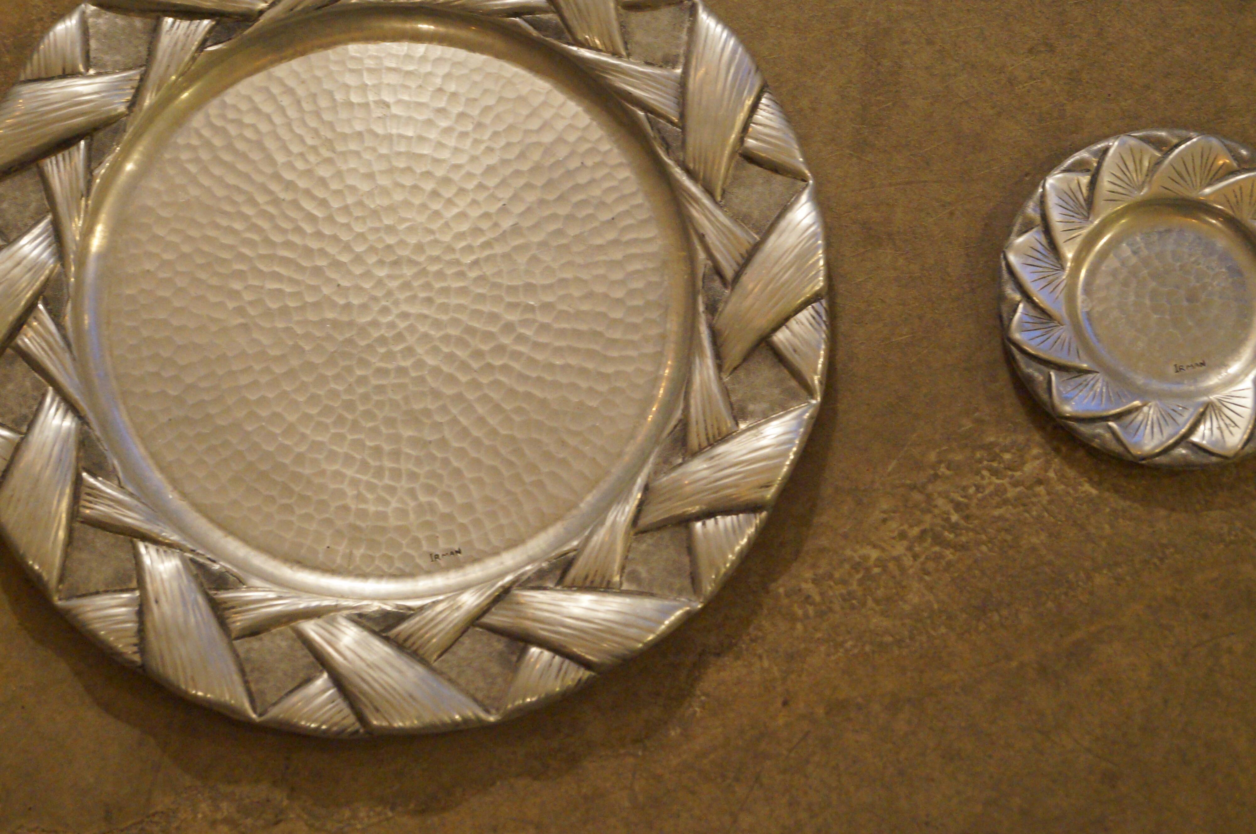 Paire de plateaux art-déco 1930