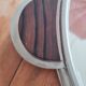Art deco mirror and ebony tray