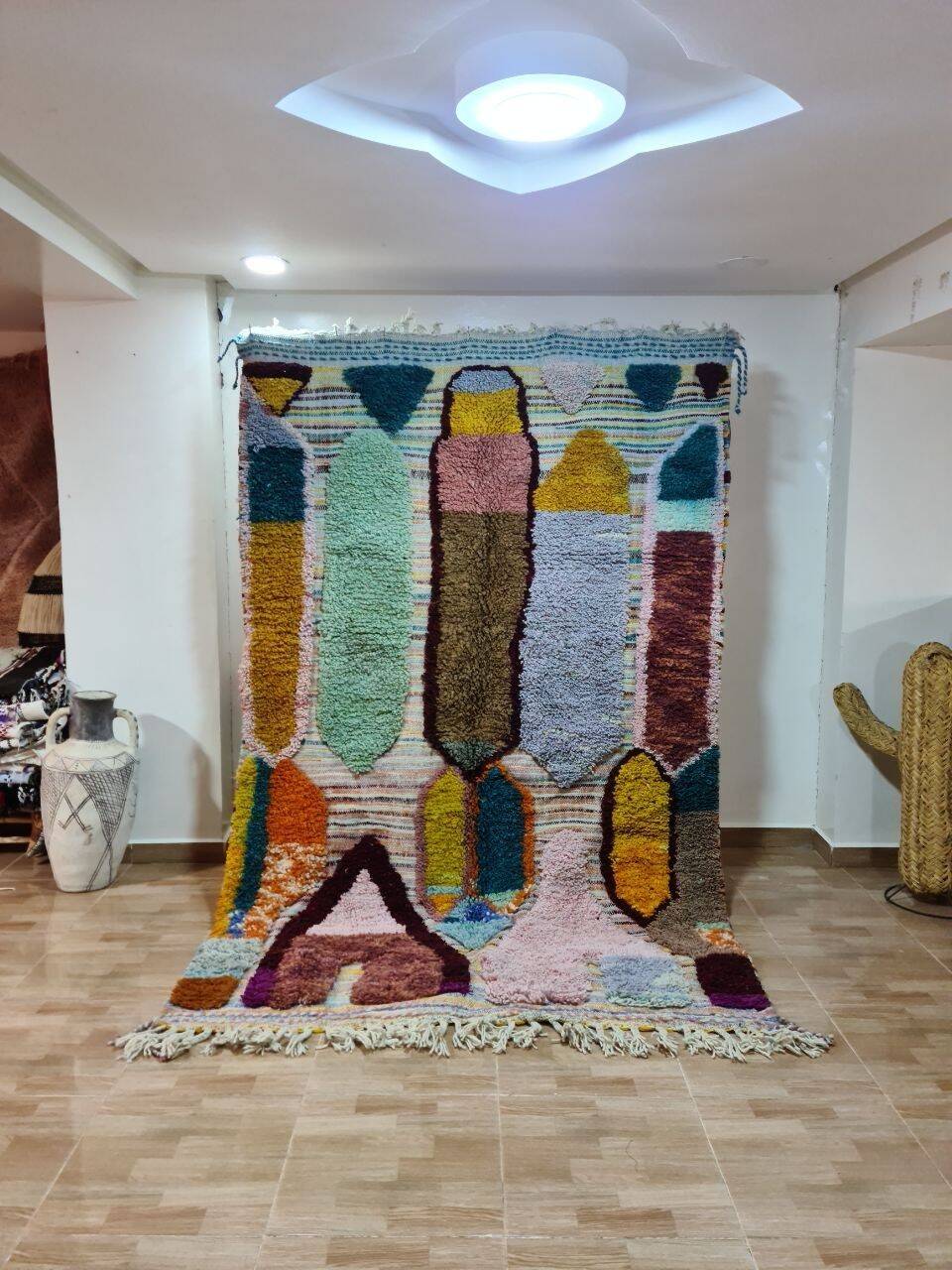 Traditional handmade Beni Ouarin rug size 150 x 250 cm