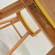 Pair of Ton Bystrice Thonet chairs in wood and yellow molded plastic