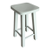 Solid wood stool almond green