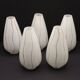 Set of 5 1960s Vintage Retro White Opaque Glass Replacement Shades