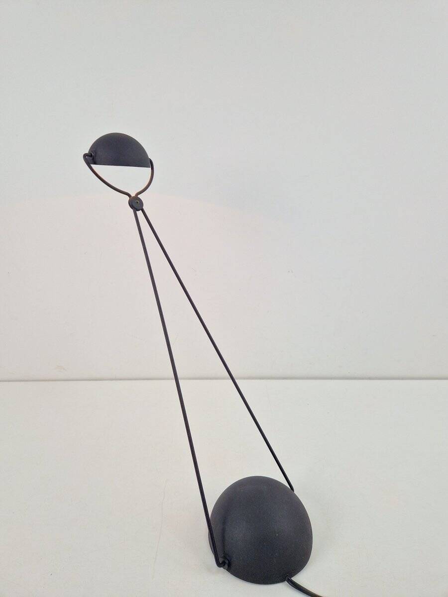 Vintage Black Meridiana Desk Lamp by Paolo Piva for Stefano Cevoli, 1980s