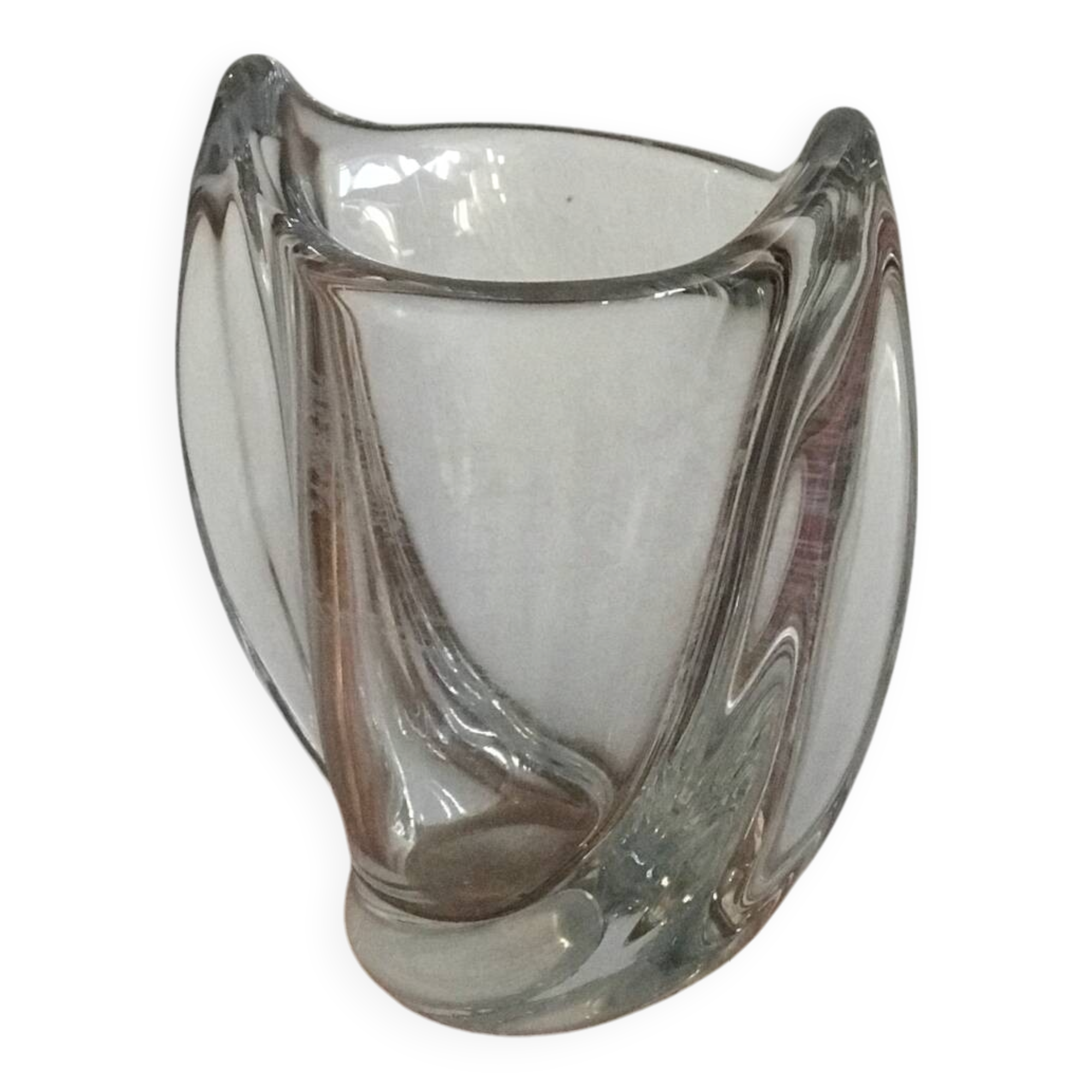 Art Deco style crystal vase