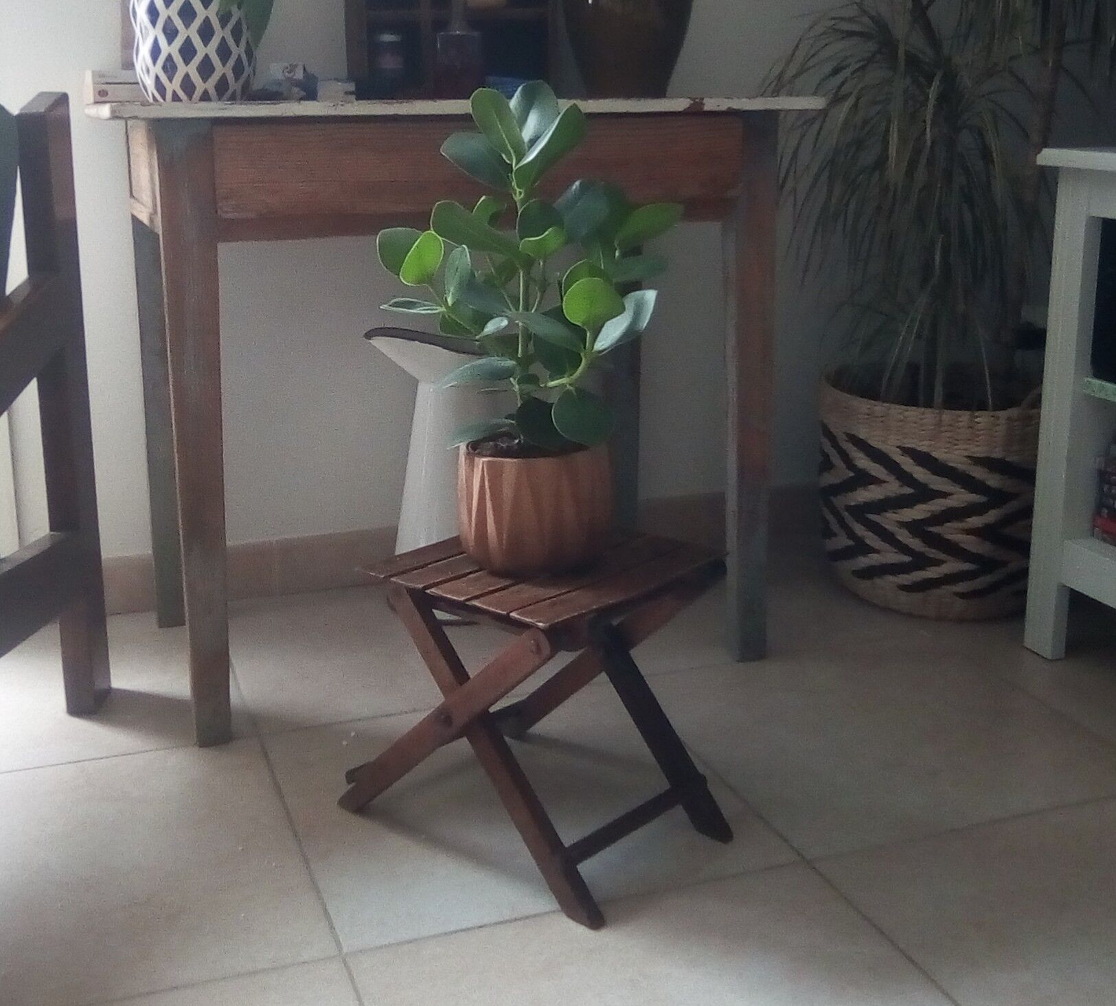 Vintage folding stool