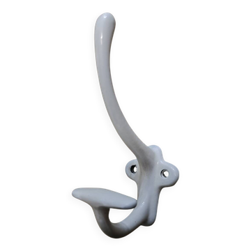 Enameled cast iron coat hook