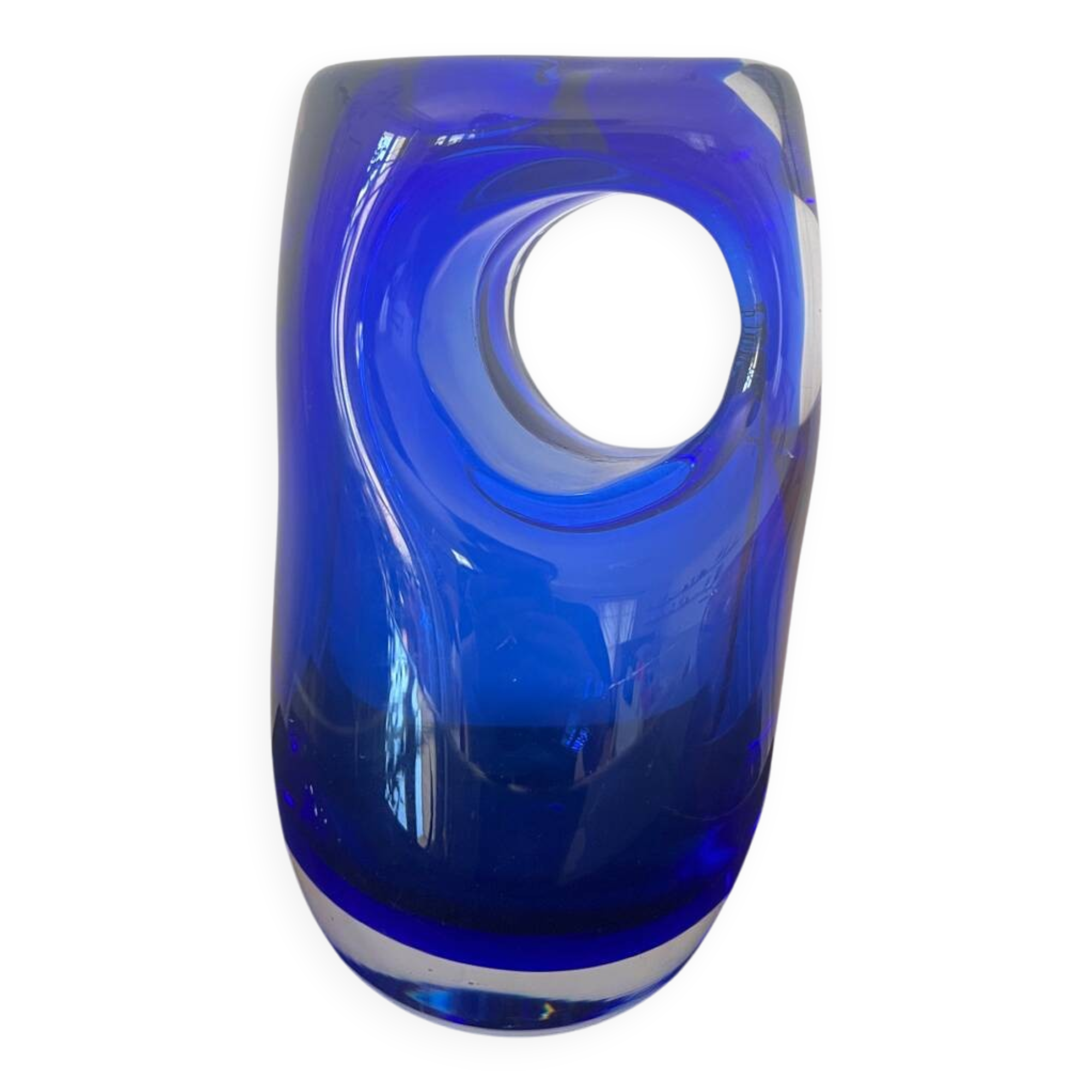 Murano blue vase