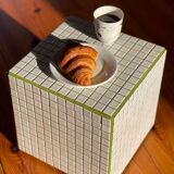 Cube end of sofa