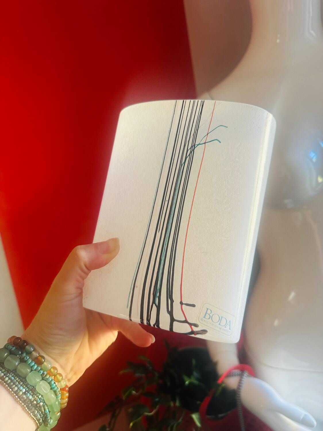 Superb Scandinavian Kosta Boda vase