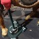 Carousel horse / decorative wooden horse, carved and varnished.