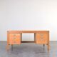 Mid-Century Oak Desk by Chr. Rasmussen for Randers Møbelfabrik, 1970s.