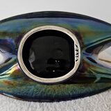 Suspended cup Verceram – Iridescent ceramic & brass – 1950s–60s