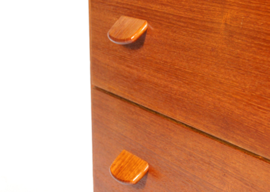 Danish vintage retro commodus Poul Volther FDB in teak 60s