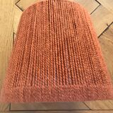 Orange wool lampshade
