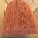 Orange wool lampshade