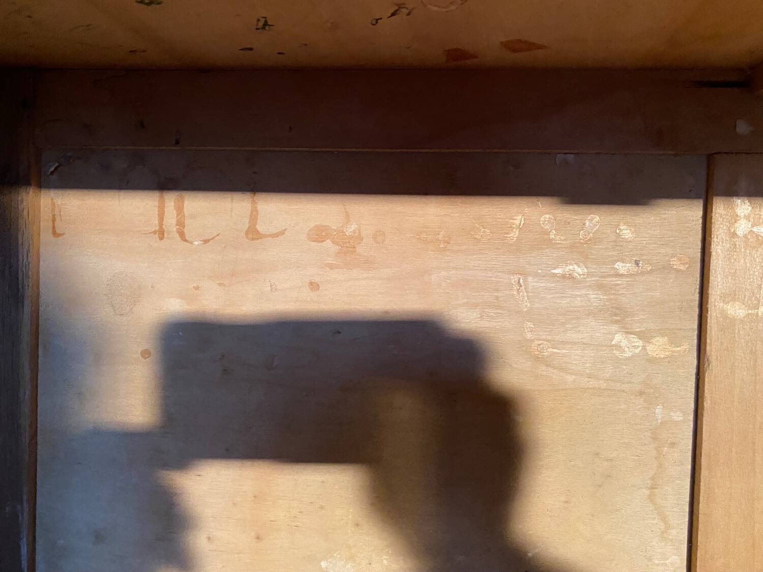 Vintage school cabinet