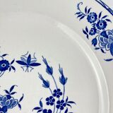 Flat plate "Grand bouquet", Boch brothers, La Louvière, Belgium, 1920